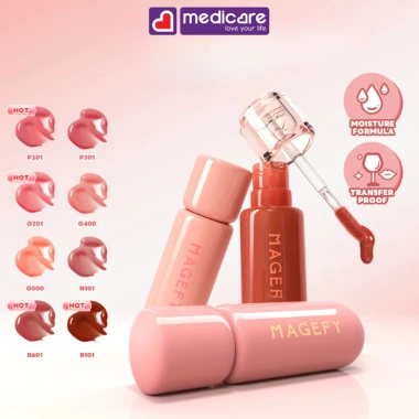 Son tin bóng MAGEFY Hydroglow Lip Tint 2.5g - Dưỡng ẩm, màu tươi, lâu trôi, giá 197.160 - 159.000