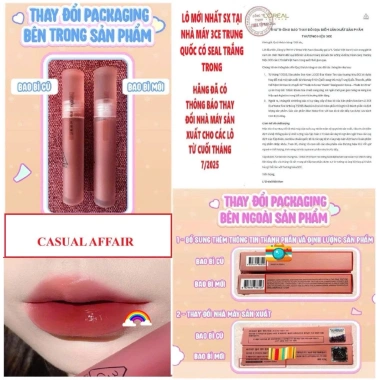 Son Tint 3CE Blur Water Tint Sepia - Son Kem Viền Môi Mờ Ảo, Không Lem, Giá 309k