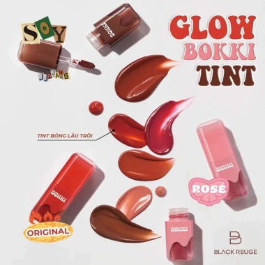 Son Tint Black Rouge Glow Bokki 4.85g - Màu Đỏ Quyến Rũ, Dễ Tán, Giá 248.040 VND 5 Son Tint Black Rouge Glow Bokki 4.85g - Màu Đỏ Quyến Rũ, Dễ Tán, Giá 248.040 VND 5
