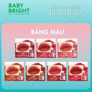 Son Tint Bóng Baby Bright Rejulight Jelly Tint 3g Mềm Mượt, Căng Bóng, 119.000₫ 4