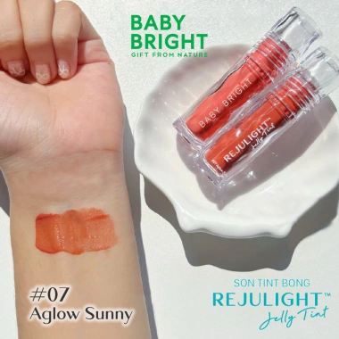 Son Tint Bóng Baby Bright Rejulight Jelly Tint 3g Mềm Mượt, Căng Bóng, 119.000₫ 8