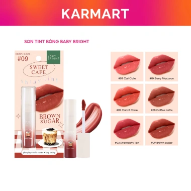 Son Tint Bóng Baifern Không Bết Dính 6 Màu Sweet Cafe 2.8g – Giá Ưu Đãi 89.000đ