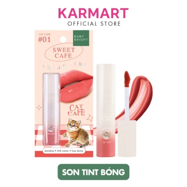 Son Tint Bóng Baifern Không Bết Dính 6 Màu Sweet Cafe 2.8g – Giá Ưu Đãi 89.000đ