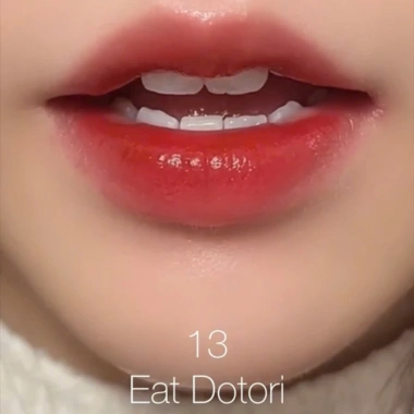 Son Tint Bóng Juicy Lasting Tint 13 Eat Dotori 5.5g - Màu Cam Gạch Chính Hãng, Dưỡng ẩm và Lâu Trôi 2