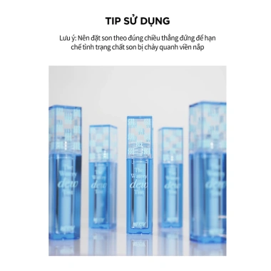 Son Tint Bóng Merzy The Watery Dew Ver 4 4g - Màu Tự Nhiên, Dưỡng ẩm, Giá chỉ 229.000 VND