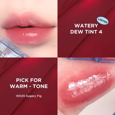 Son Tint Bóng Merzy The Watery Dew Ver 4 4g - Màu Tự Nhiên, Dưỡng ẩm, Giá chỉ 229.000 VND 9 Son Tint Bóng Merzy The Watery Dew Ver 4 4g - Màu Tự Nhiên, Dưỡng ẩm, Giá chỉ 229.000 VND 9