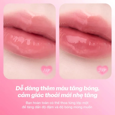Son Tint Bóng OFÉLIA Lolli Glow 3.9g - Màu Tự Nhiên, Dưỡng Ẩm, Giá Ưu Đãi 259k