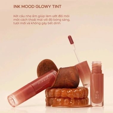 Son Tint Bóng Peripera Ink Mood Glowy Tint 4g - Căng Bóng Rạng Rỡ, Hàng Chính Hãng, Giá ưu đãi 196.000₫