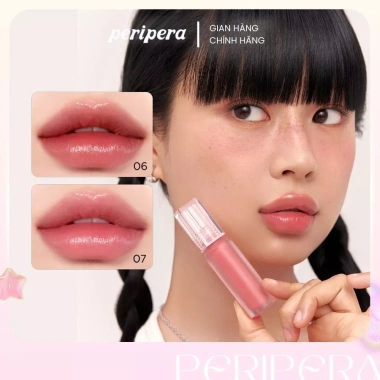 Son Tint Bóng Peripera Water Bare Tint 3.7g - Bền Màu Lâu Trôi, Màu Hottrend Hàn Quốc Chính Hãng Giá 210,800 VND