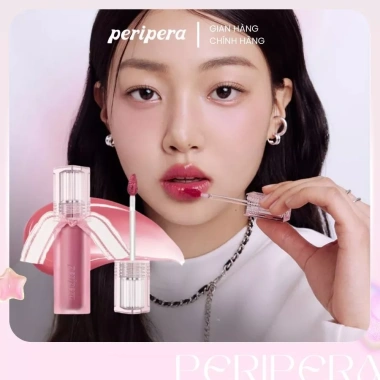 Son Tint Bóng Peripera Water Bare Tint 3.7g - Bền Màu Lâu Trôi, Màu Hottrend Hàn Quốc Chính Hãng Giá 210,800 VND