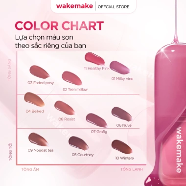 Son Tint Bóng WAKEMAKE Waterful Glow Dưỡng Ẩm Căng Mọng Bền Màu Giá 366.000 VND 3