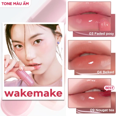 Son Tint Bóng WAKEMAKE Waterful Glow Dưỡng Ẩm Căng Mọng Bền Màu Giá 366.000 VND 7
