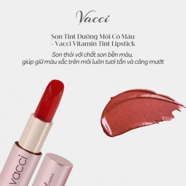 Son Tint Dạng Thỏi Dưỡng Môi Mềm Mịn Hàn Quốc Vacci Vitamin - Mẫu Mới 243.600₫ 4