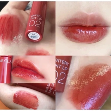 Son tint dưỡng bóng CEZANNE Watery Tint Lip Hàng Nhật - Mịn môi, căng mọng, bền màu, chỉ 176.000đ