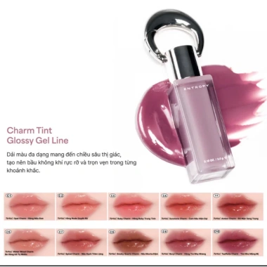 Son tint Entropy Charm Tint Gem 3g nhập khẩu - Màu bóng lâu trôi, dưỡng da, giảm giá 469k 7