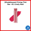 Son Tint Etudehouse Fixing Bar -01 Lively Red, màu lâu trôi, chính hãng Hàn Quốc