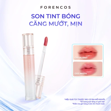 Son tint FORENCOS All Light Mood Glow 3.2g - Bóng căng mướt, mịn không nặng môi, giá ưu đãi 279.000₫