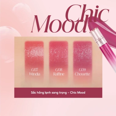Son tint FORENCOS All Light Mood Glow 3.2g - Bóng căng mướt, mịn không nặng môi, giá ưu đãi 279.000₫
