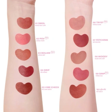 Son Tint Mịn Lì Thuần Chay MistyNow Blurring 3.8g - SUGARPLUM BY OFÉLIA Giá ưu đãi 209k 3 Son Tint Mịn Lì Thuần Chay MistyNow Blurring 3.8g - SUGARPLUM BY OFÉLIA Giá ưu đãi 209k 3