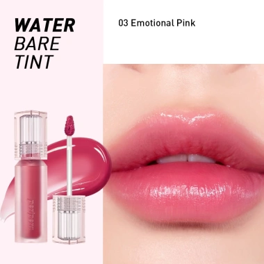 Son Tint Nước Peripera Water Bare Bóng Nhẹ 3.7g - Giá giảm 183k, màu tự nhiên, không bết dính
