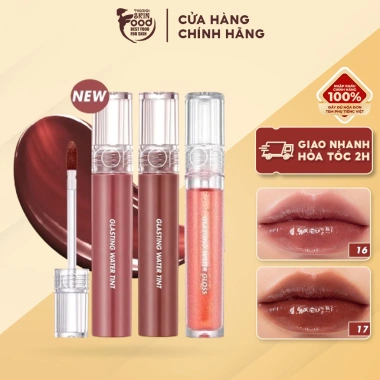Son Tint Nước Romand Lâu Trôi Glasting 4g - 04 Đỏ Nâu và 03 Cam Gạch, Chỉ 178k 2