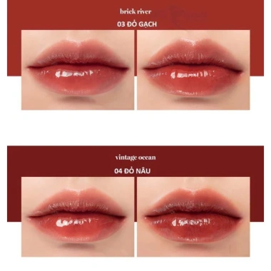 Son Tint Nước Romand Lâu Trôi Glasting 4g - 04 Đỏ Nâu và 03 Cam Gạch, Chỉ 178k 8
