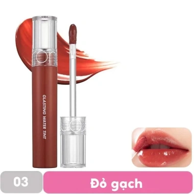 Son Tint Nước Romand Lâu Trôi Glasting 4g - 04 Đỏ Nâu và 03 Cam Gạch, Chỉ 178k 13