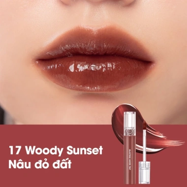Son Tint Nước Romand Lâu Trôi Glasting 4g - 04 Đỏ Nâu và 03 Cam Gạch, Chỉ 178k 16