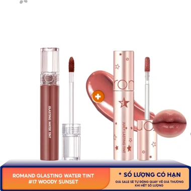 Son Tint Nước Romand Lâu Trôi Glasting 4g - 04 Đỏ Nâu và 03 Cam Gạch, Chỉ 178k 17