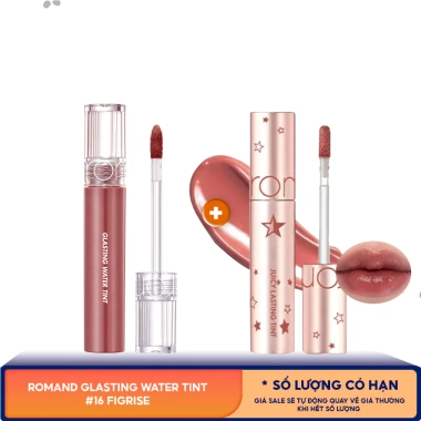 Son Tint Nước Romand Lâu Trôi Glasting 4g - 04 Đỏ Nâu và 03 Cam Gạch, Chỉ 178k 25