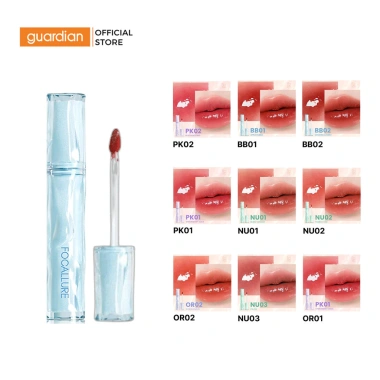 Son Tint Siêu Căng Bóng Focallure Dewy Lipcream FAL22 2g màu tươi, độ ẩm lâu, 74.000₫