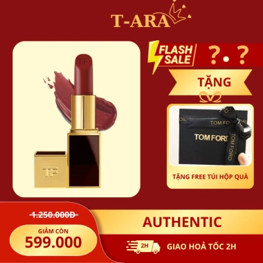 Son TOM Ford Chất Son Mềm Môi Satin Matte - Son Lì Bám Màu Hot 2.025 Giá 899.000đ