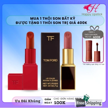 Son Tom Ford Lip Color Matte Satin - Màu chuẩn, Giá ưu đãi 629.000₫ (giảm 125.800₫)