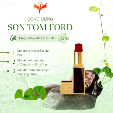 Son Tom Ford TF Lip Color Satin Mate 50 51 91 92 chính hãng fullbox 3,3g mềm mịn mướt 899.000 VND