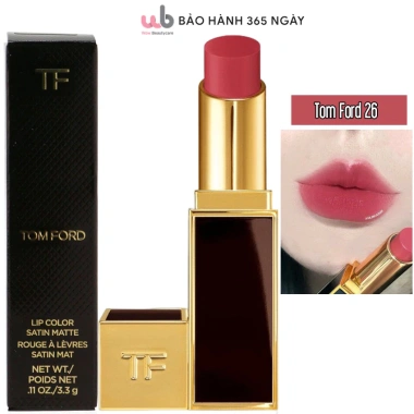 Son Tom Ford To Die For Satin Matte 26 màu hồng đất - Son mềm đầy đặn, môi căng, hút mắt, 604.999₫ 10 Son Tom Ford To Die For Satin Matte 26 màu hồng đất - Son mềm đầy đặn, môi căng, hút mắt, 604.999₫ 10