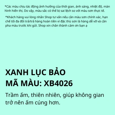 Sơn tường nội thất X-Paint S2.000 5kg - Giá ưu đãi 376.000đ, tặng rulo và chổi sơn 20