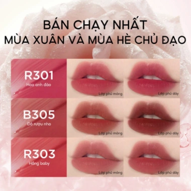 Son Watery Tint COLORKEY không dính, dưỡng ẩm, bóng mượt, lâu trôi - Giá 151,000₫ 8 Son Watery Tint COLORKEY không dính, dưỡng ẩm, bóng mượt, lâu trôi - Giá 151,000₫ 8