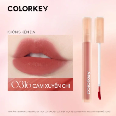 Son Watery Tint COLORKEY không dính, dưỡng ẩm, bóng mượt, lâu trôi - Giá 151,000₫ 10 Son Watery Tint COLORKEY không dính, dưỡng ẩm, bóng mượt, lâu trôi - Giá 151,000₫ 10