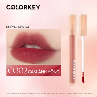 Son Watery Tint COLORKEY không dính, dưỡng ẩm, bóng mượt, lâu trôi - Giá 151,000₫ 16 Son Watery Tint COLORKEY không dính, dưỡng ẩm, bóng mượt, lâu trôi - Giá 151,000₫ 16