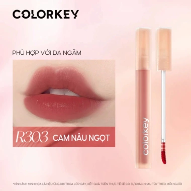 Son Watery Tint COLORKEY không dính, dưỡng ẩm, bóng mượt, lâu trôi - Giá 151,000₫ 19 Son Watery Tint COLORKEY không dính, dưỡng ẩm, bóng mượt, lâu trôi - Giá 151,000₫ 19