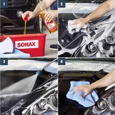 Sonax Gloss Shampoo 1L nhập Đức - Nước rửa xe ô tô, xe máy, bảo vệ sơn, giảm giá 119.000đ