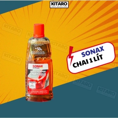 Sonax Gloss Shampoo 1L - Sáng bóng, làm sạch nhanh, an toàn sơn xe máy & ô tô, còn 75.000đ 9