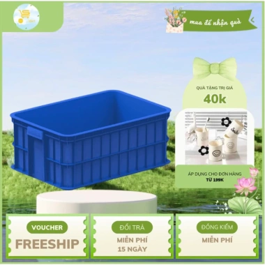 Sóng Nhựa Bít Hiệp Thành Màu Ngẫu Nhiên - Khay và Thùng Đa Năng Mta‑Mart2 Giá chỉ 99.000₫