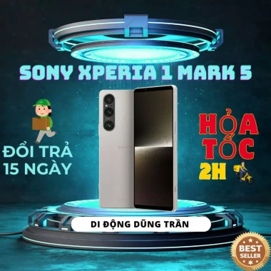 Sony Xperia 1 Mark 5 nguyên zin 2 SIM 12/256GB, OLED 4K, chip 8 Gen 2, pin 5.000mAh - Giá chỉ 11,590,000