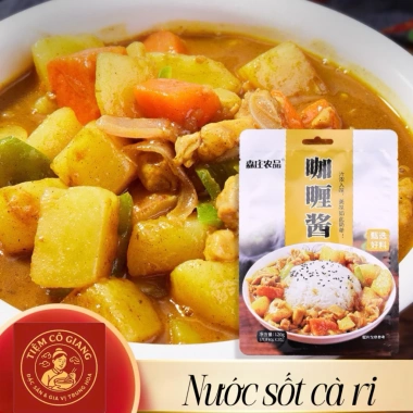 Sốt cà ri gói 120g (2×60g) - Gia Vị Trung Quốc, giảm giá 28,499, hương vị đậm đà Sốt cà ri gói 120g (2×60g) - Gia Vị Trung Quốc, giảm giá 28,499, hương vị đậm đà