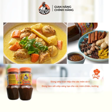 Sốt Cà Ri Hoàn Chỉnh Ông Chà 115g - Curry Paste thơm ngon, giảm giá 18.000₫