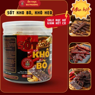 Sốt Đậm Đà Bu Phương Ẩm Thực cho Khô Bò, Khô Heo - Không Chất Bảo Quản, 185.000₫