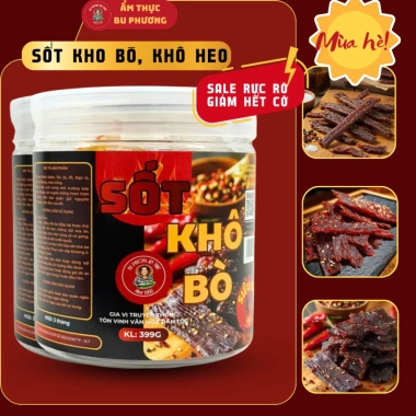 Sốt Đậm Đà Bu Phương Ẩm Thực cho Khô Bò, Khô Heo - Không Chất Bảo Quản, 185.000₫