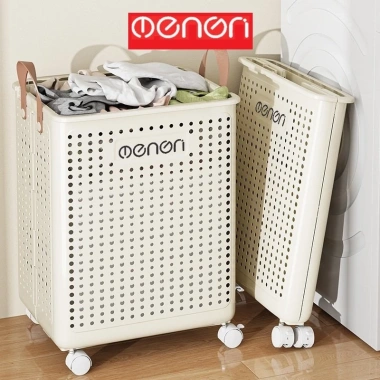 Sọt Đựng Quần Áo Gấp Gọn Bánh Xe Nhựa ABS Bền Bỉ Tiện Lợi OENON 249k