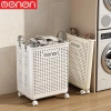 Sọt Đựng Quần Áo Gấp Gọn Bánh Xe Nhựa ABS Bền Bỉ Tiện Lợi OENON 249k 5
